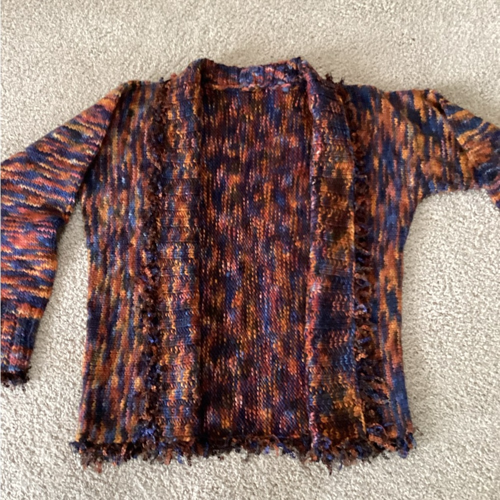 Handmade hand knitted sweater cardigan